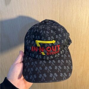 Adult In N Out Black Baseball Cap